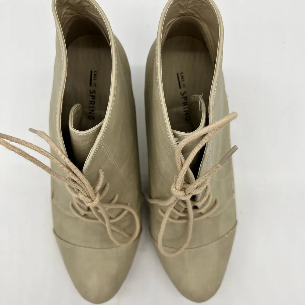 Call It Spring Cream Booties - Picture 6 of 9